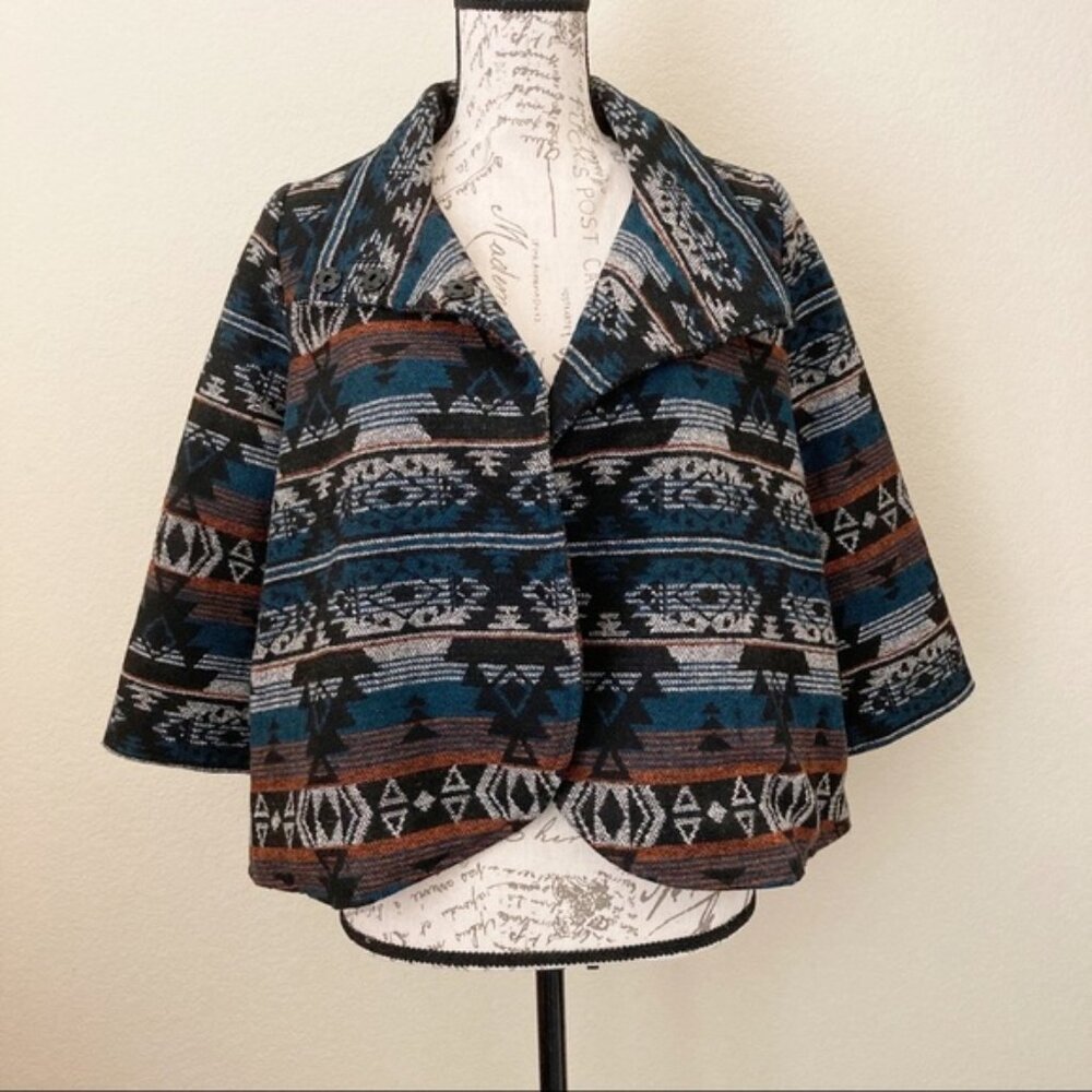 Billabong Tribal Southwestern Wool Blend Jacket